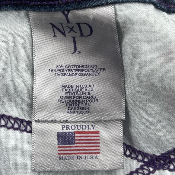 NYDJ Dark Wash Legging Style Jeans Size 6 - Picture 10 of 11